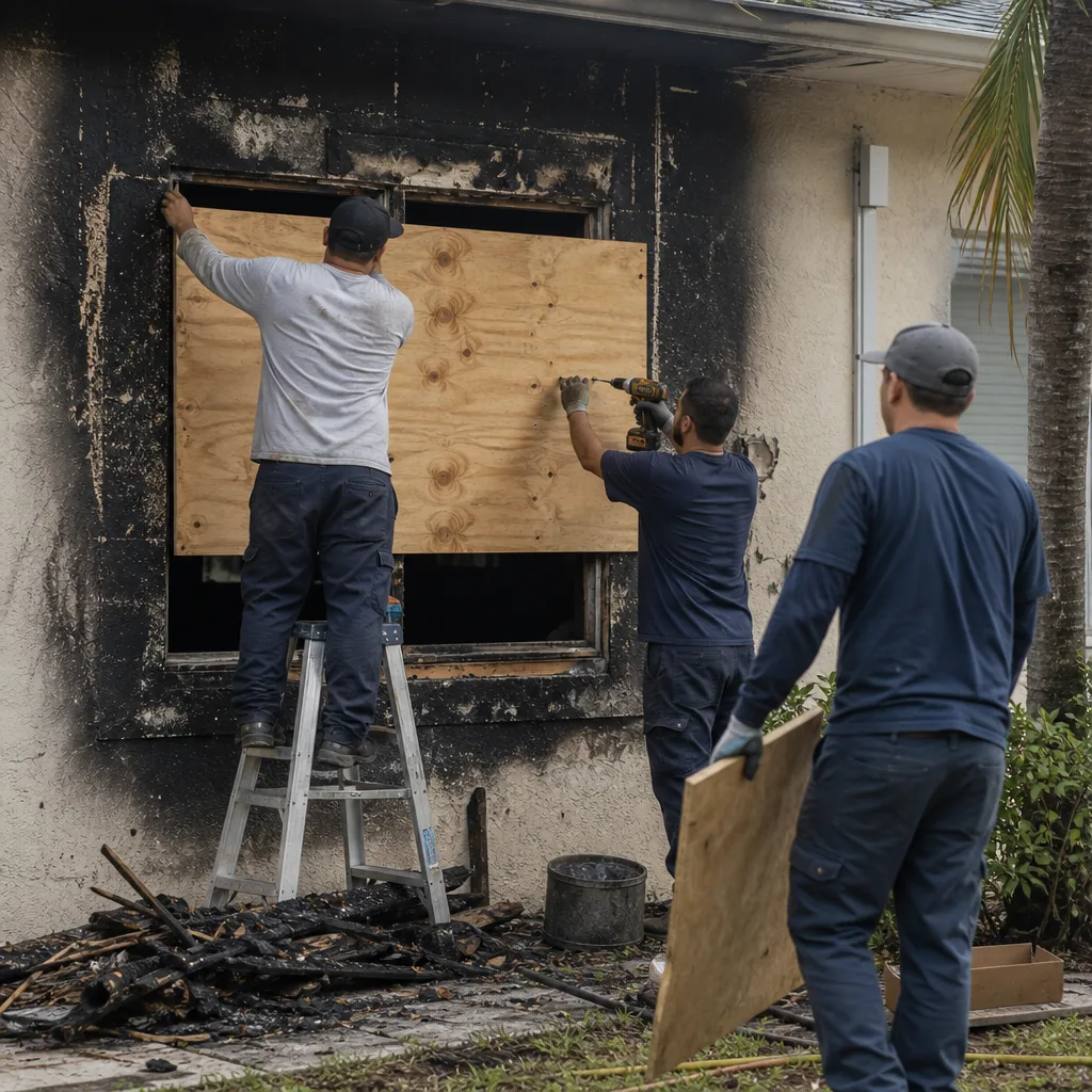 Fire & Smoke Damage Restoration in Greenacres